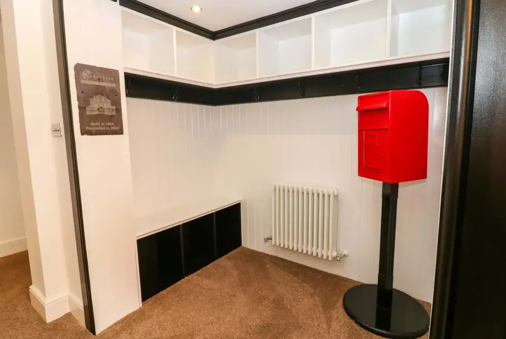 Boot room at The Miners Hall Retreat