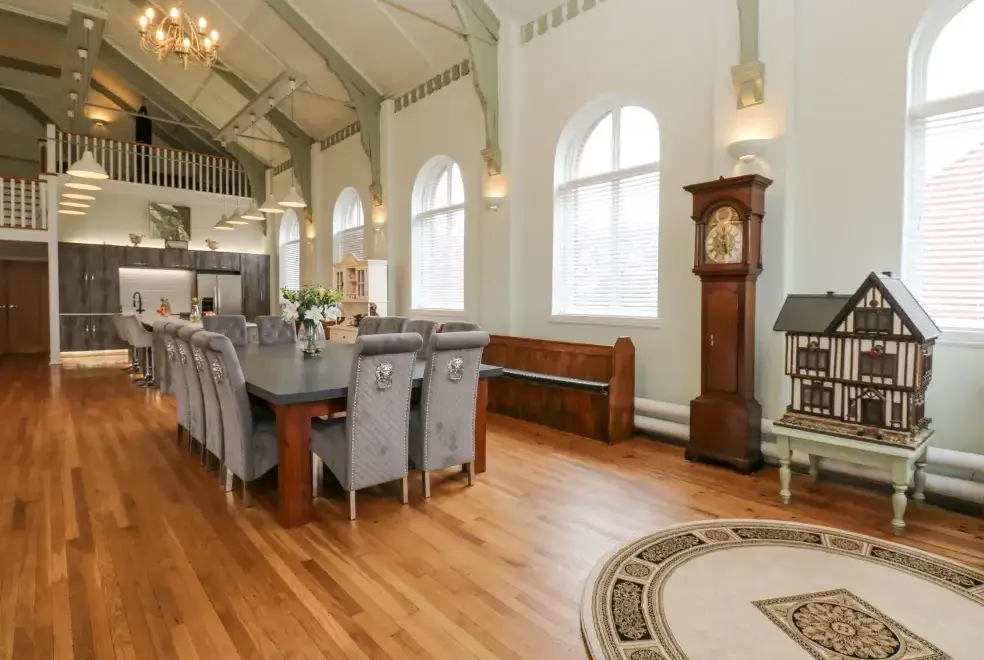 Luxurious interior at The Miners Hall Retreat