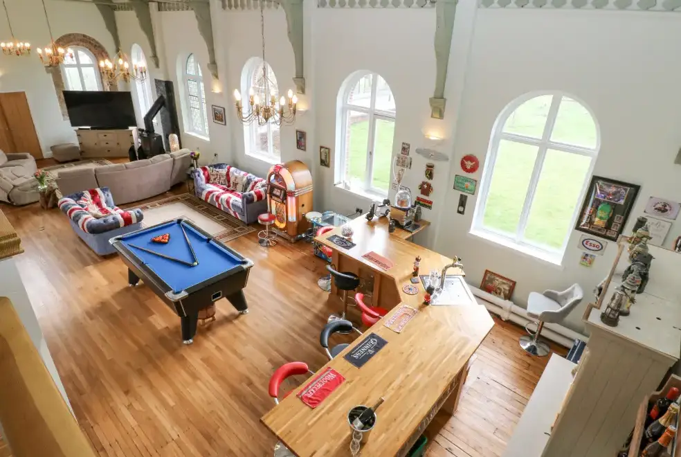 Games Room at The Miners Hall Retreat