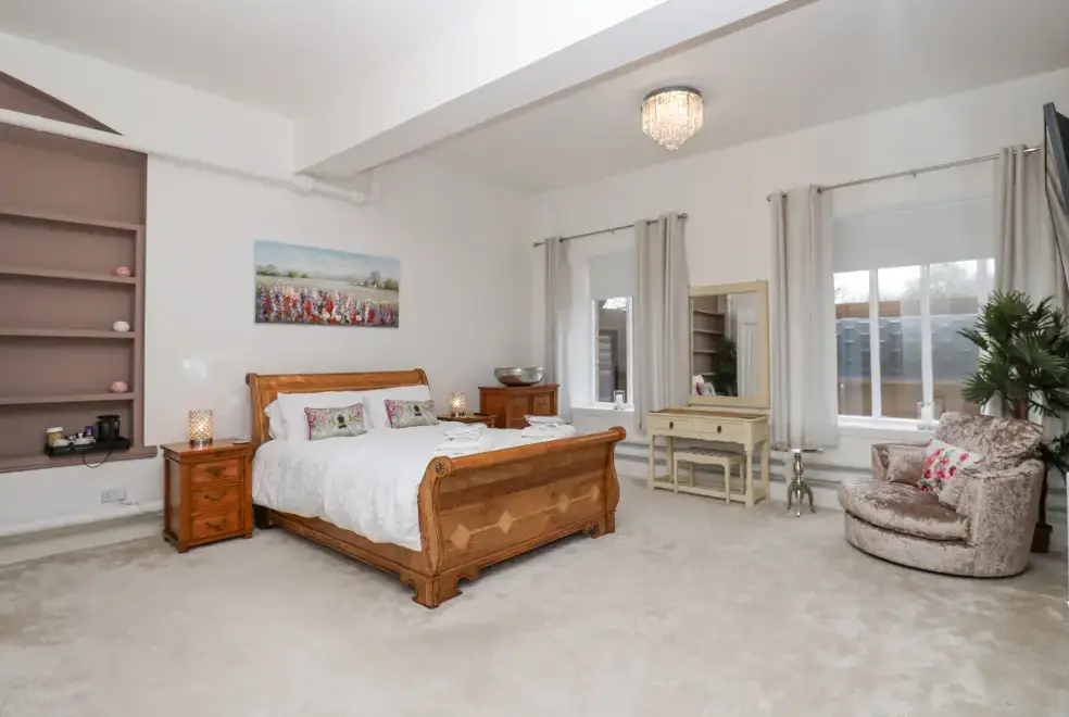 Bedroom at The Miners Hall Retreat