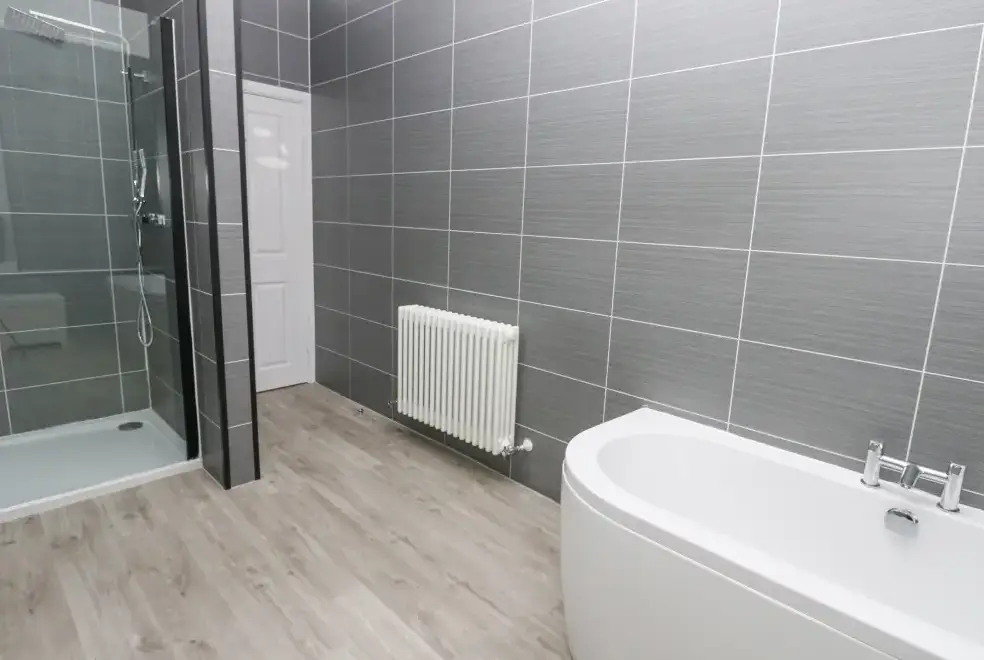 Shower room at The Miners Hall Retreat