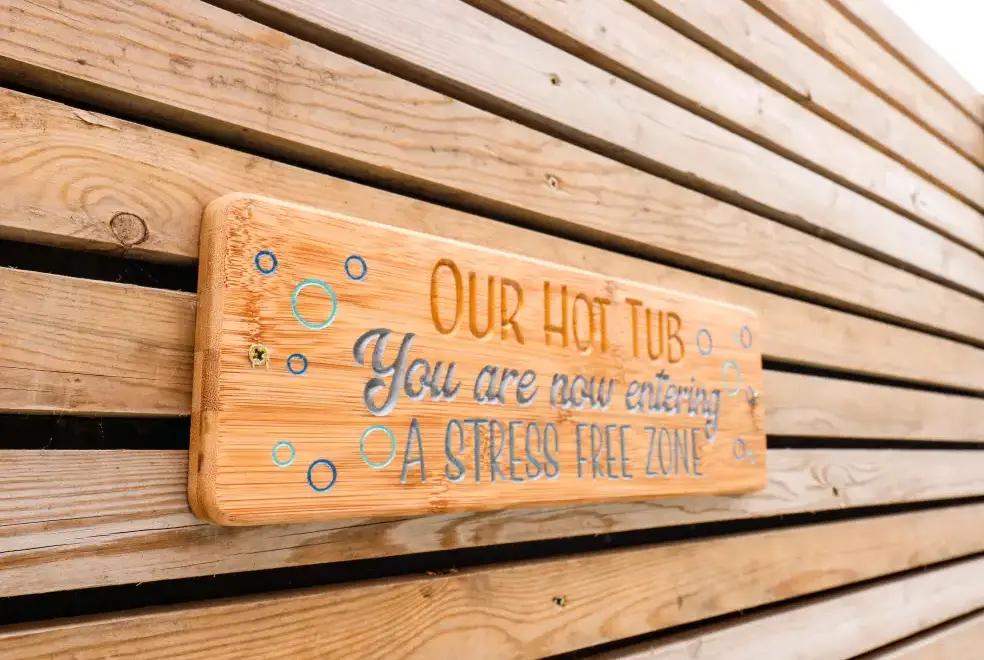 Private Hot Tub at The Miners Hall Retreat