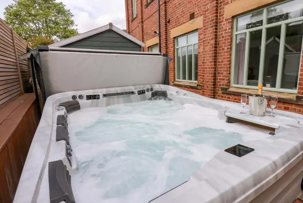 Private Hot Tub at The Miners Hall Retreat