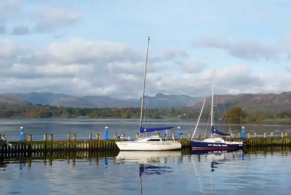 Lake view at The Oaks