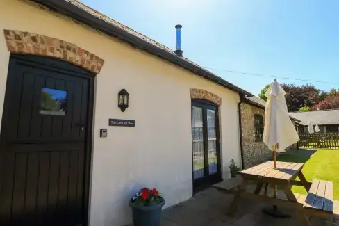The Old Cart Shed, Dorset, from the outside