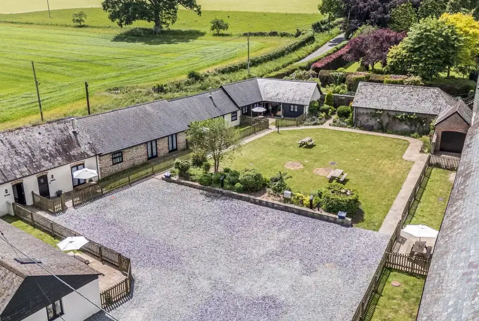 The Old Cart Shed, from the outside