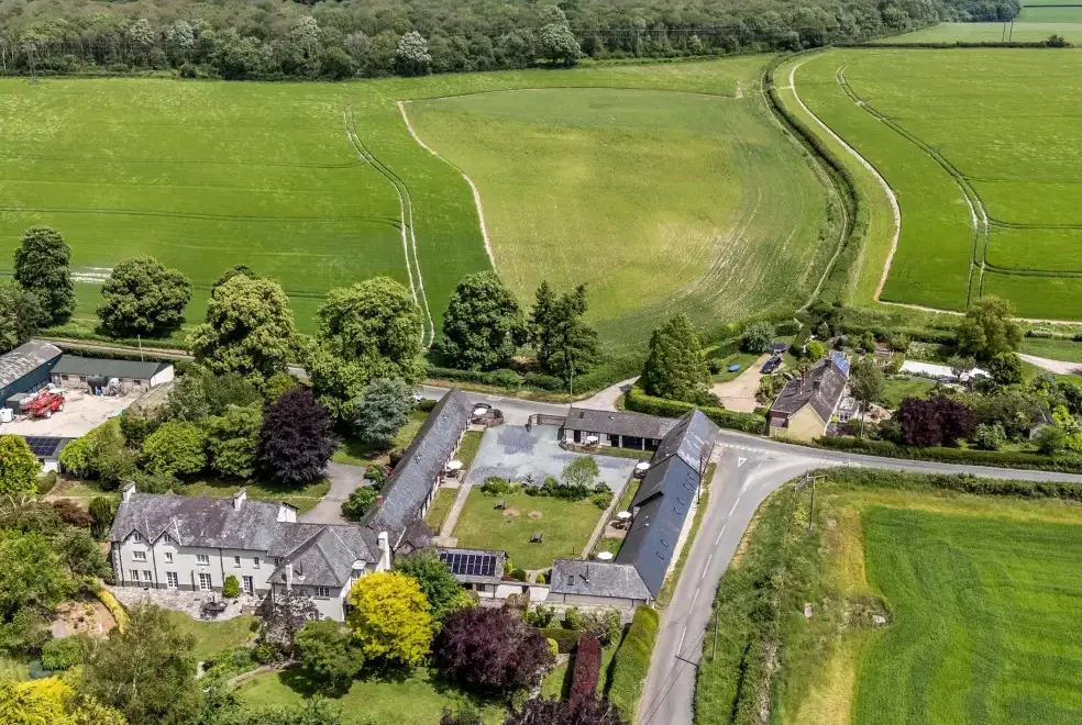 Countryside views at The Old Cart Shed
