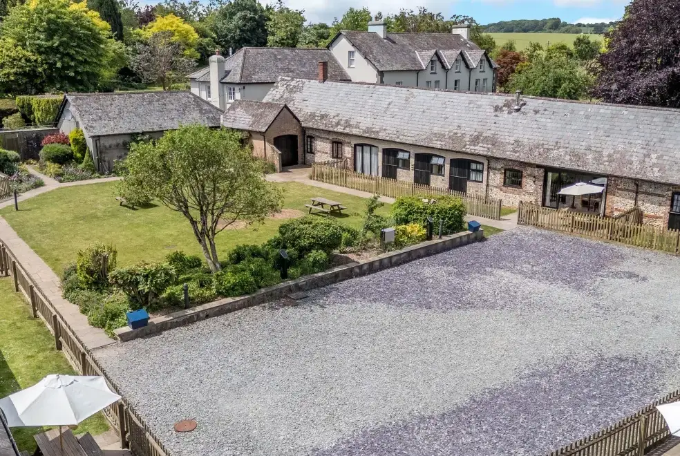 The Old Cart Shed, from the outside