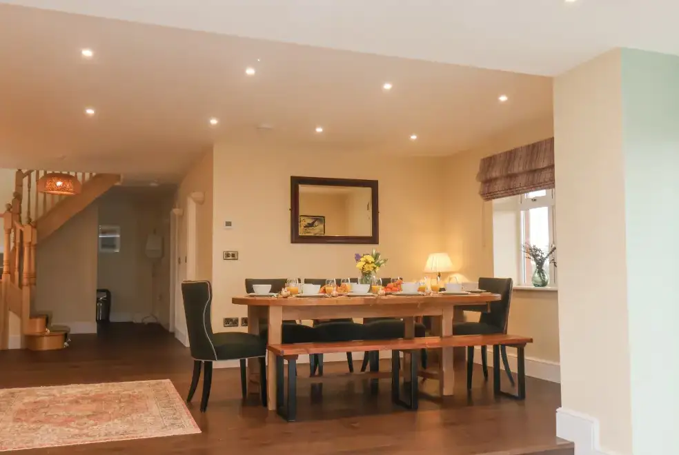 Dining room at The Old Guard House