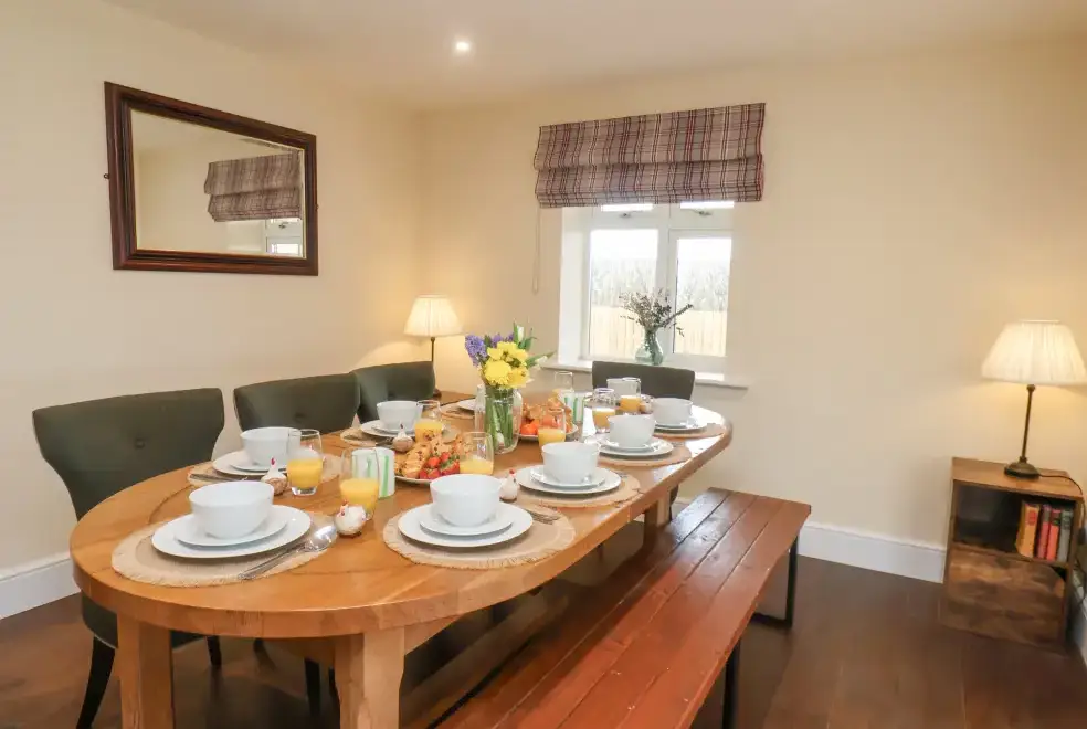 Dining room at The Old Guard House