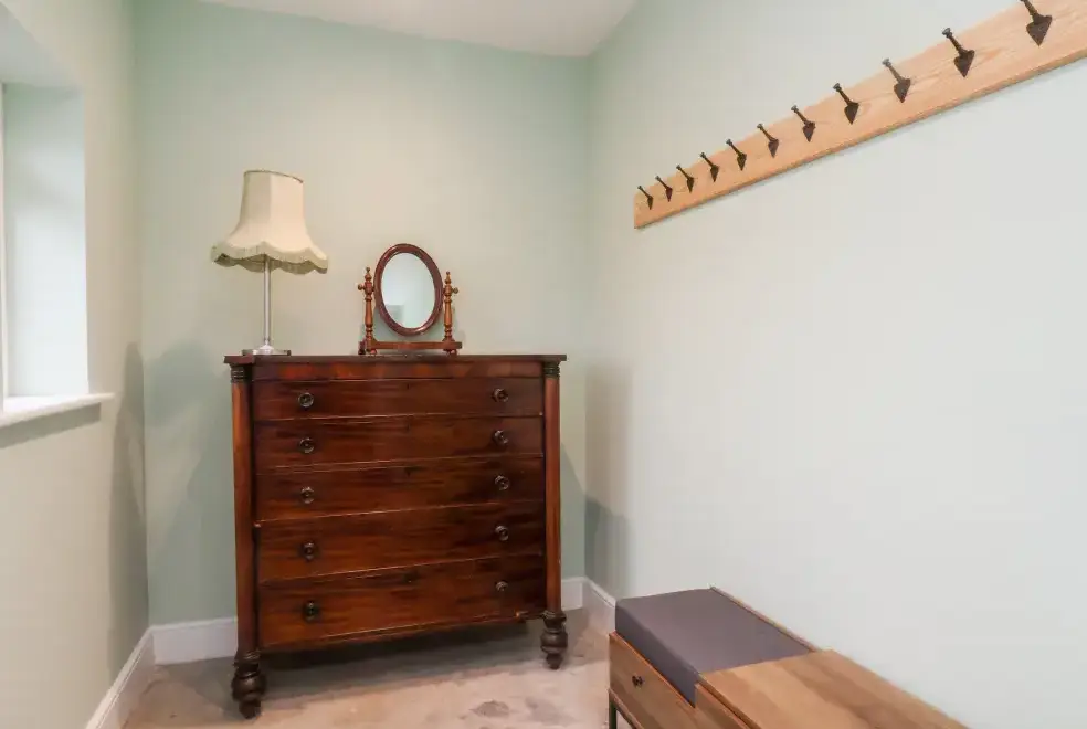 Boot room at The Old Guard House