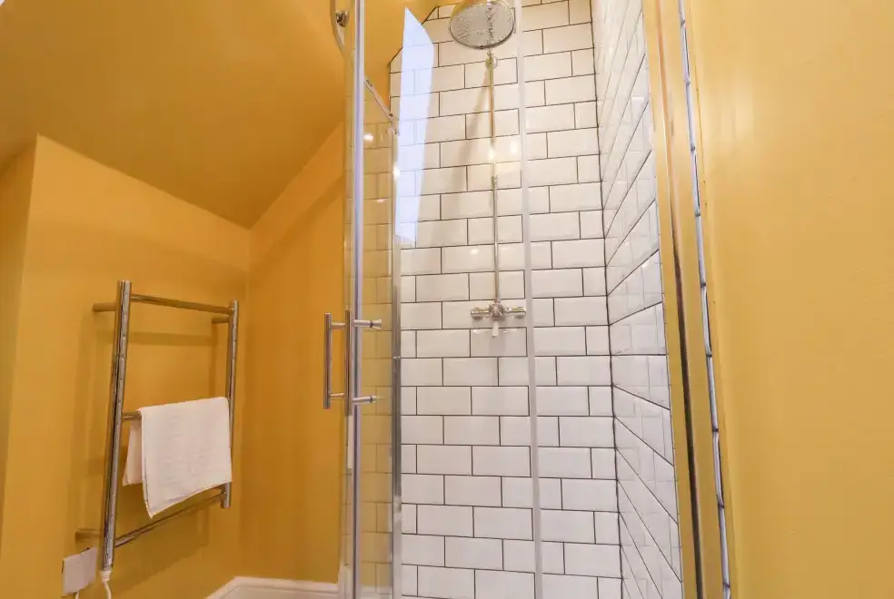 Shower room at The Old Guard House