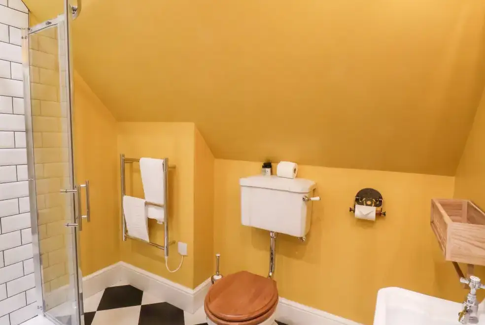 Shower room at The Old Guard House