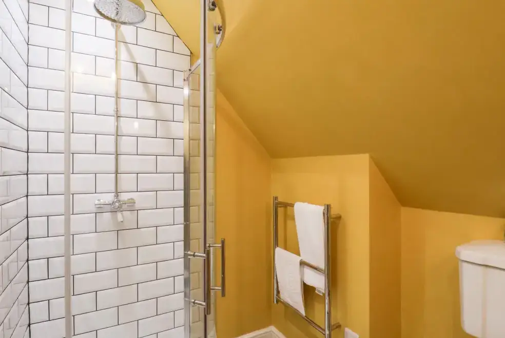 Shower room at The Old Guard House