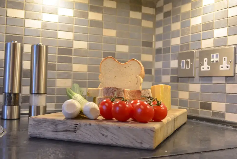 Well equipped kitchen at The Old Milking Parlour
