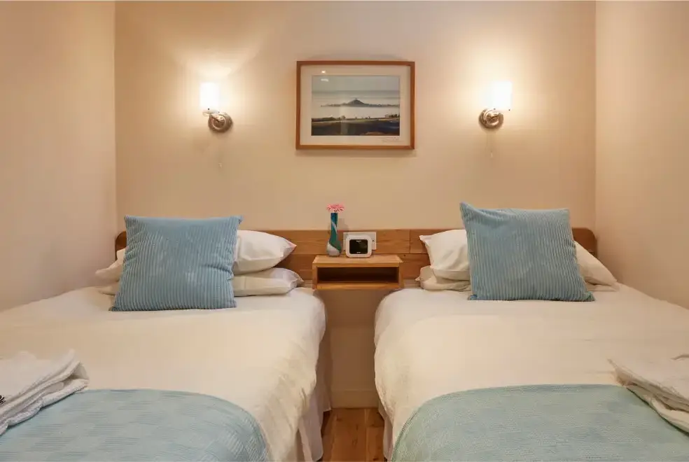 Bedroom at The Old Milking Parlour