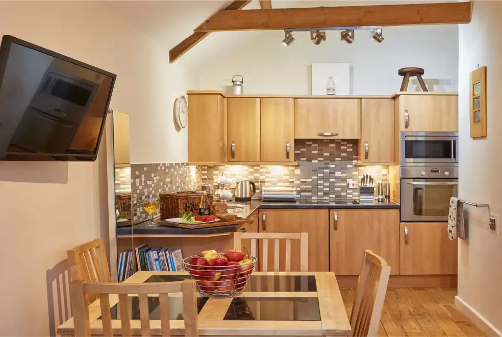 Kitchen/diner at The Old Milking Parlour