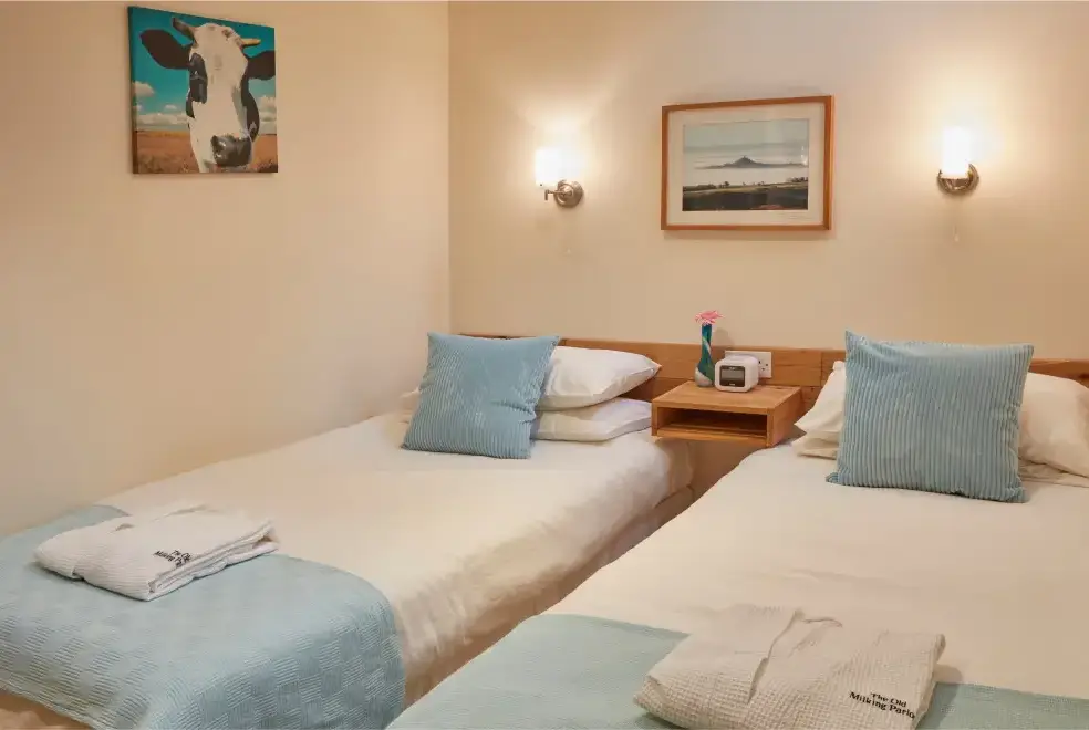 Bedroom at The Old Milking Parlour