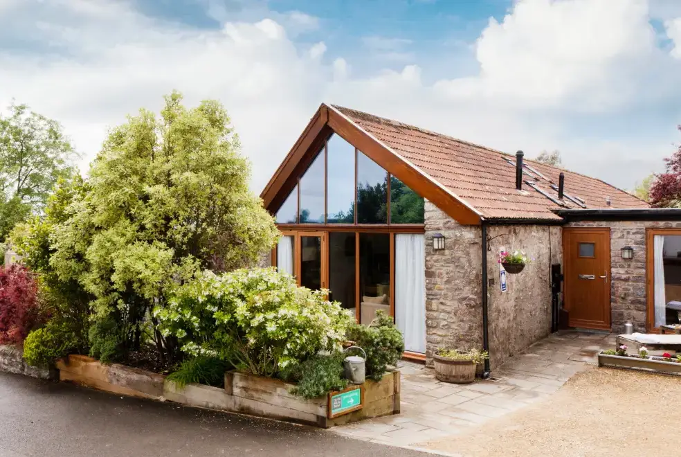 The Old Milking Parlour, from the outside