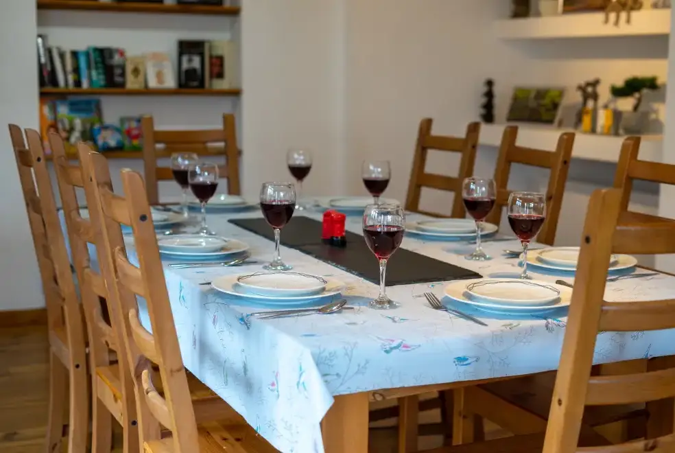 Dining room at The Old Post Office