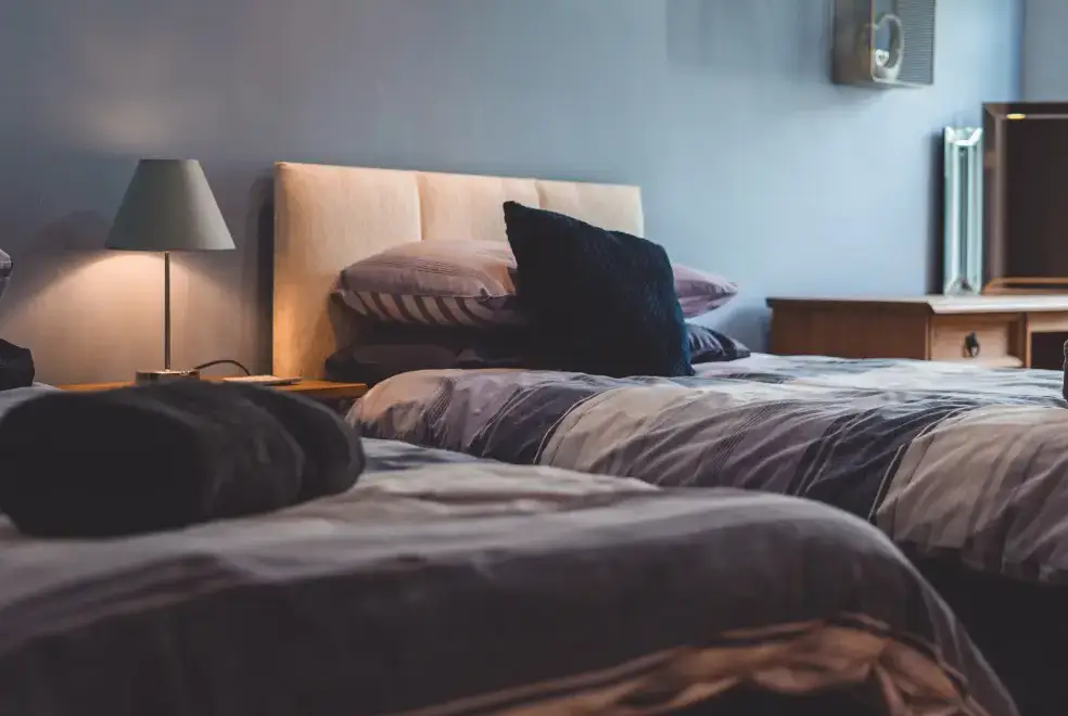 Bedroom at The Old Post Office