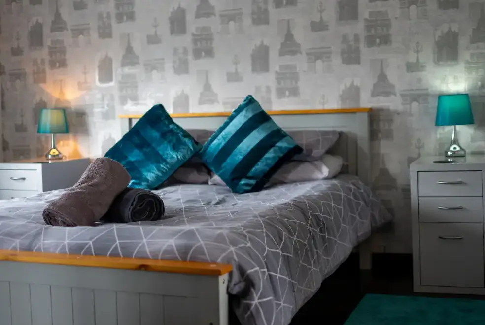 Bedroom at The Old Post Office