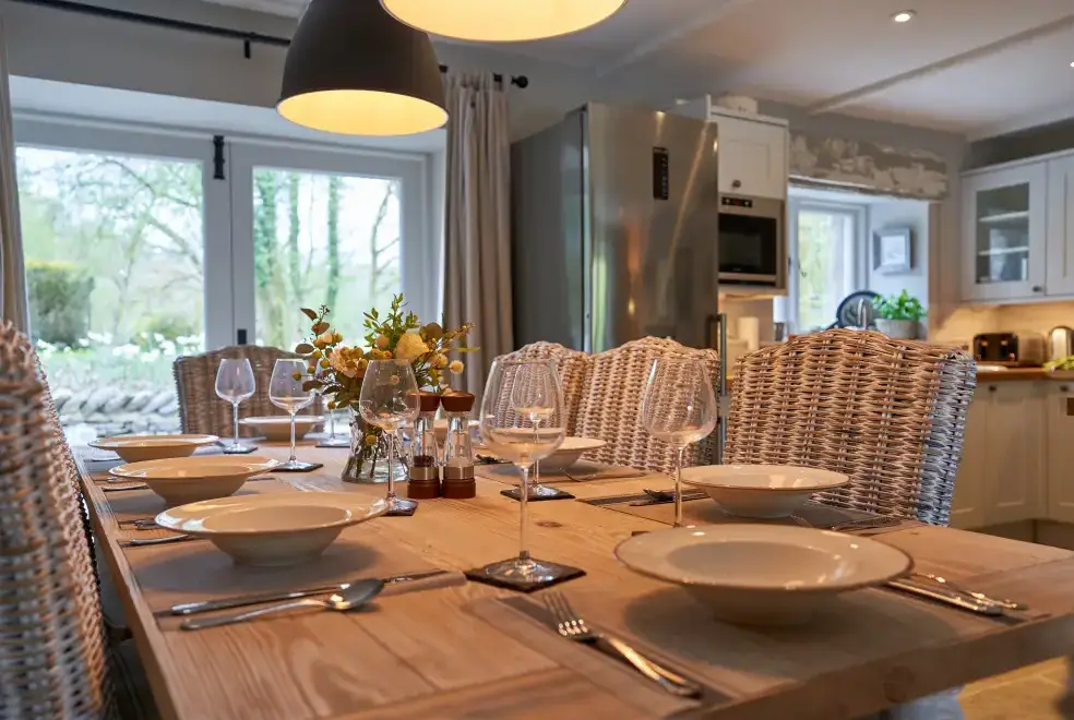 Kitchen/diner at The Old Water Mill