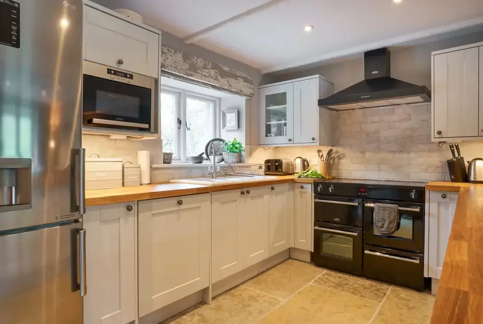 Well equipped kitchen at The Old Water Mill