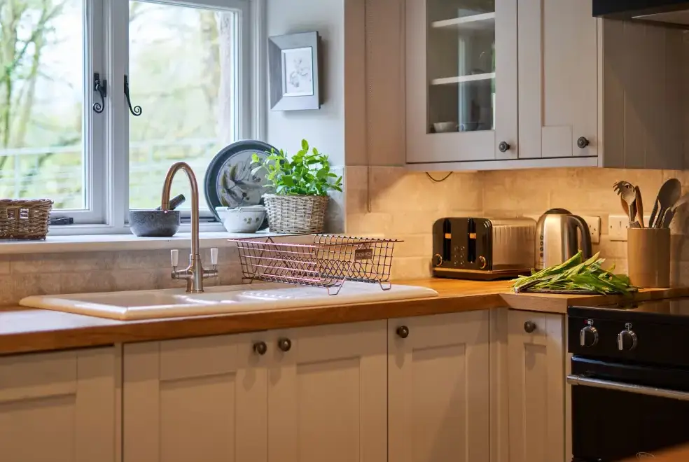 Well equipped kitchen at The Old Water Mill