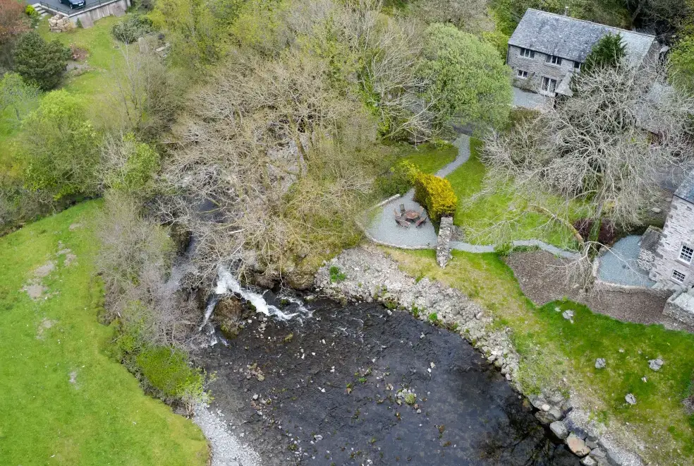 Countryside views at The Old Water Mill