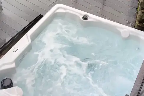 Private Hot Tub at The Old Water Mill, Cumbria