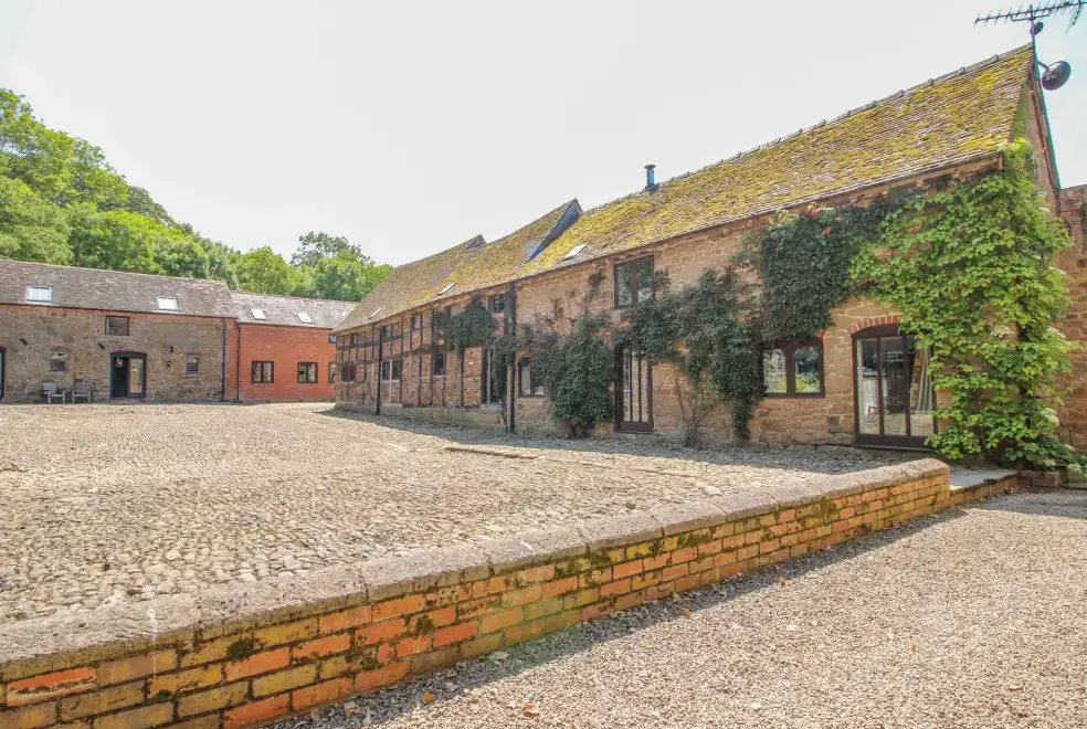 The Olde Cow House, Shropshire Hills, from the outside
