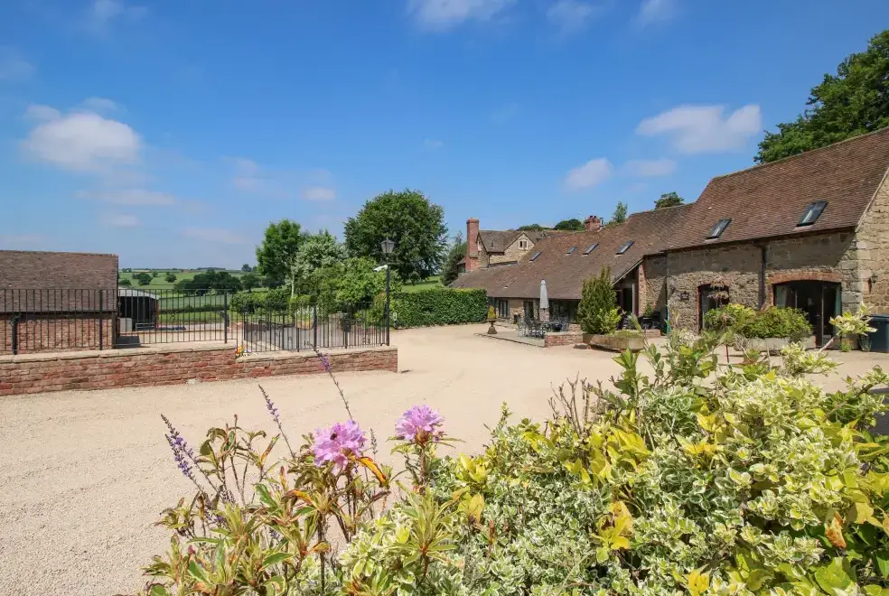 The Olde Cow House, Shropshire Hills, from the outside