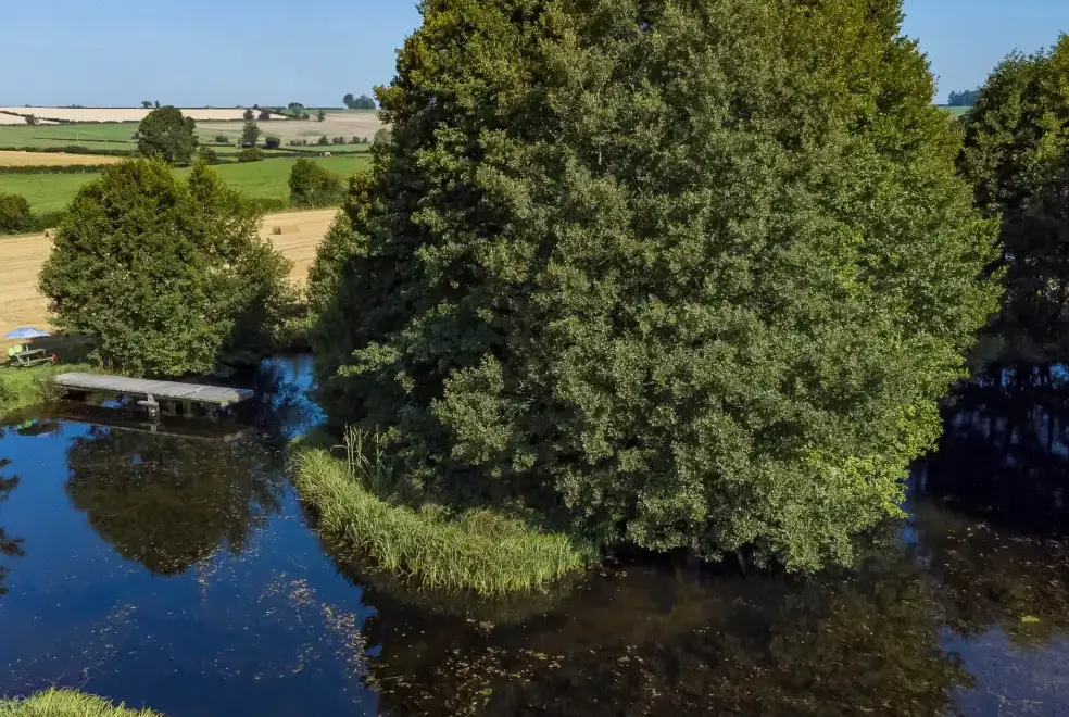 Countryside views at The Olde Cow House, Shropshire Hills