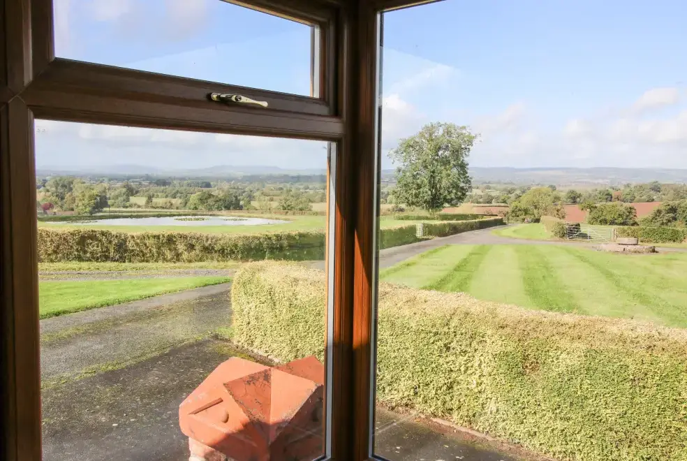 Countryside views at The Owl Barn
