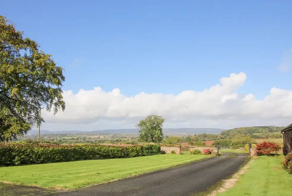 Countryside views at The Owl Barn