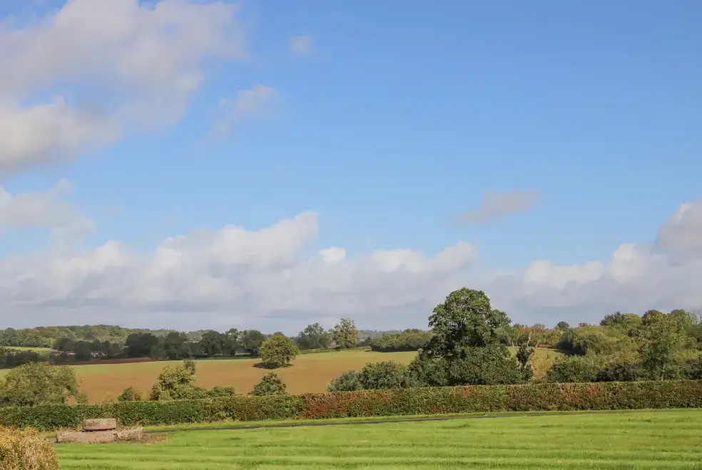 Countryside views at The Owl Barn