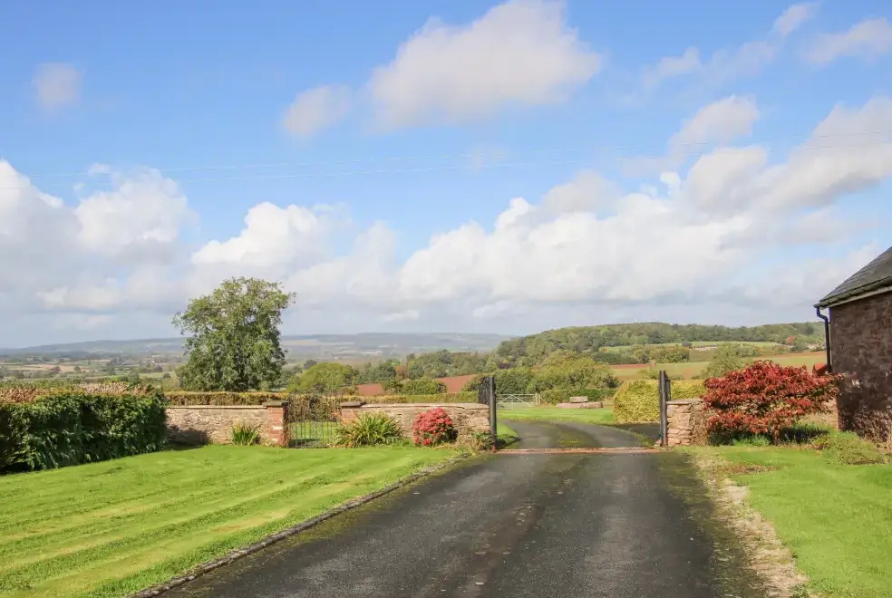Countryside views at The Owl Barn