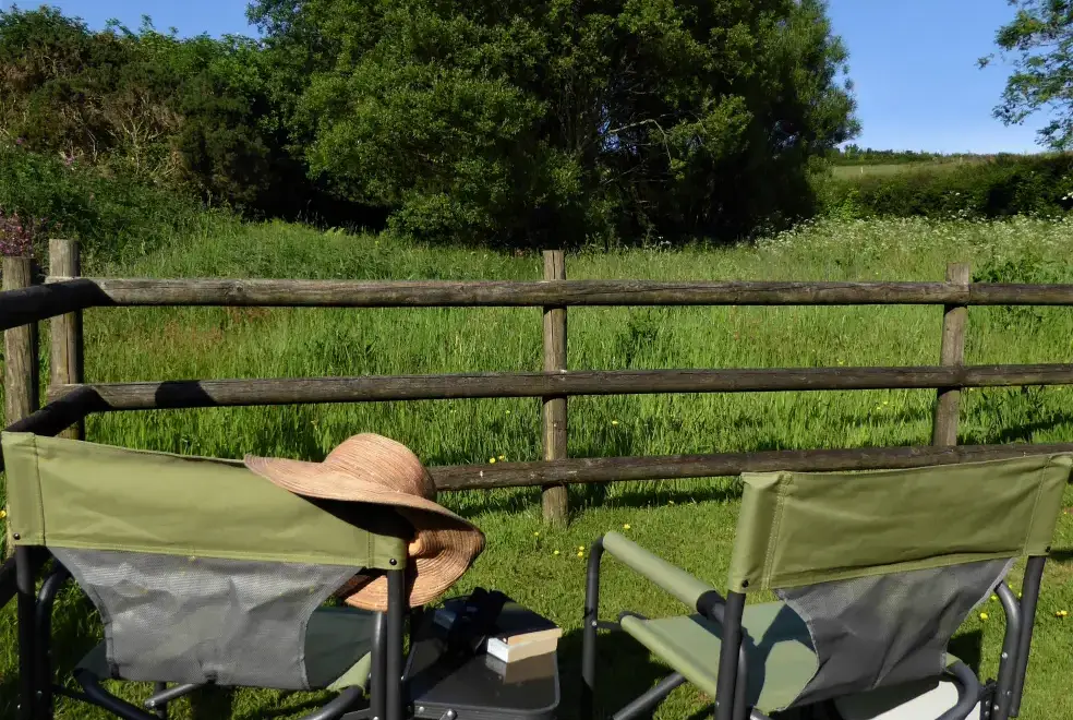 Countryside views at The Owlery, romantic couples' cottage