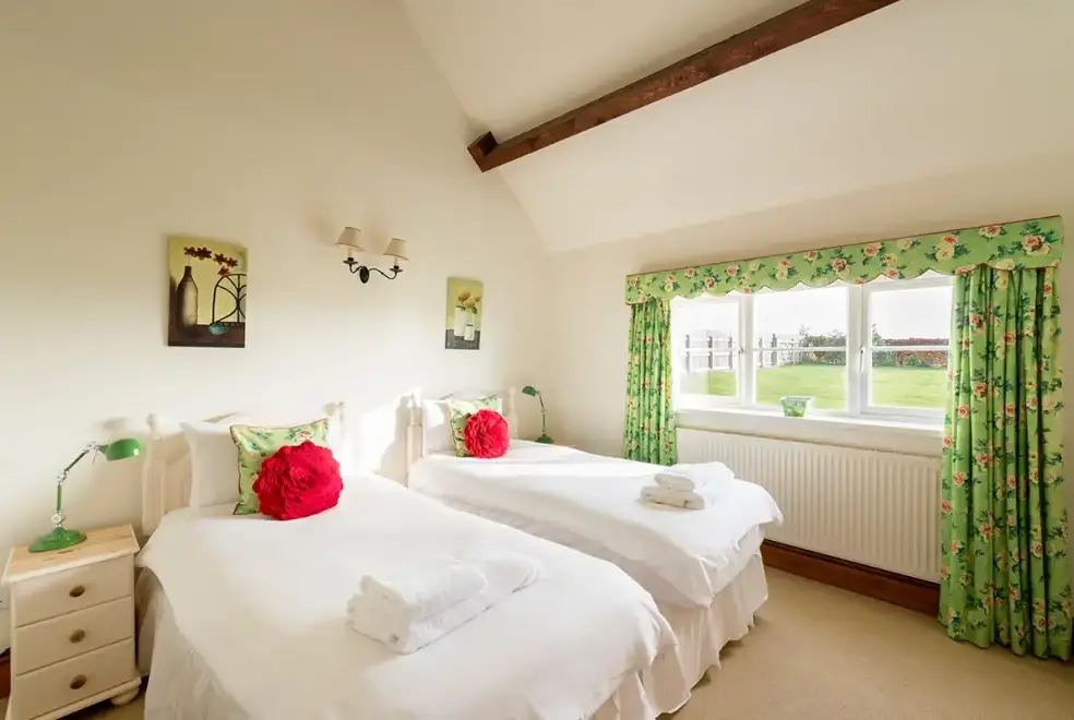 Bedroom at The Piggery