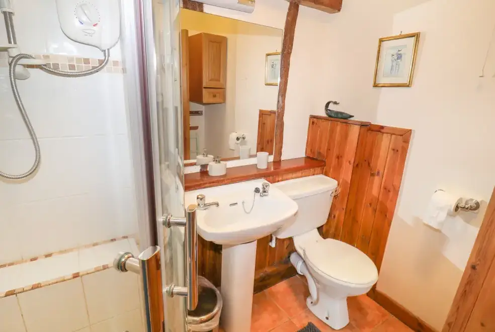 Shower room at The Pottery