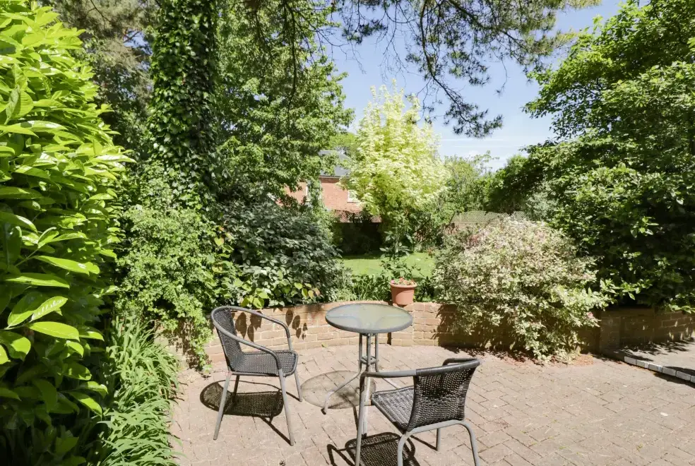 Patio area at The Pottery