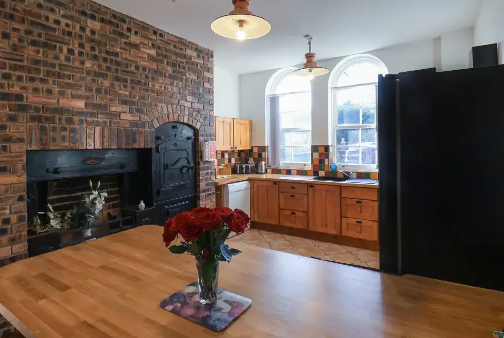 Farmhouse style kitchen at The Power House