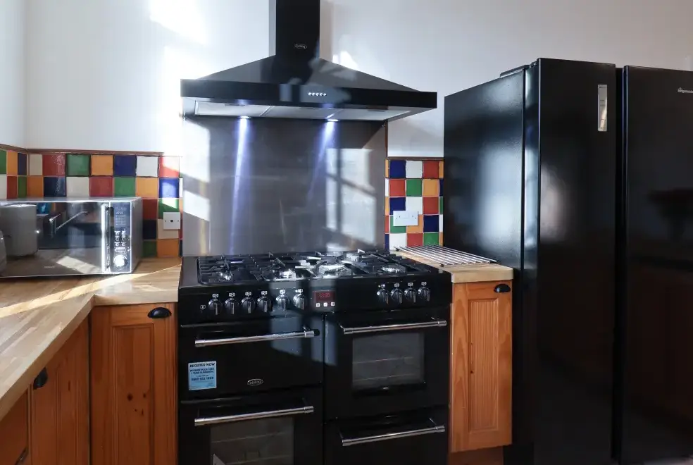 Farmhouse style kitchen at The Power House