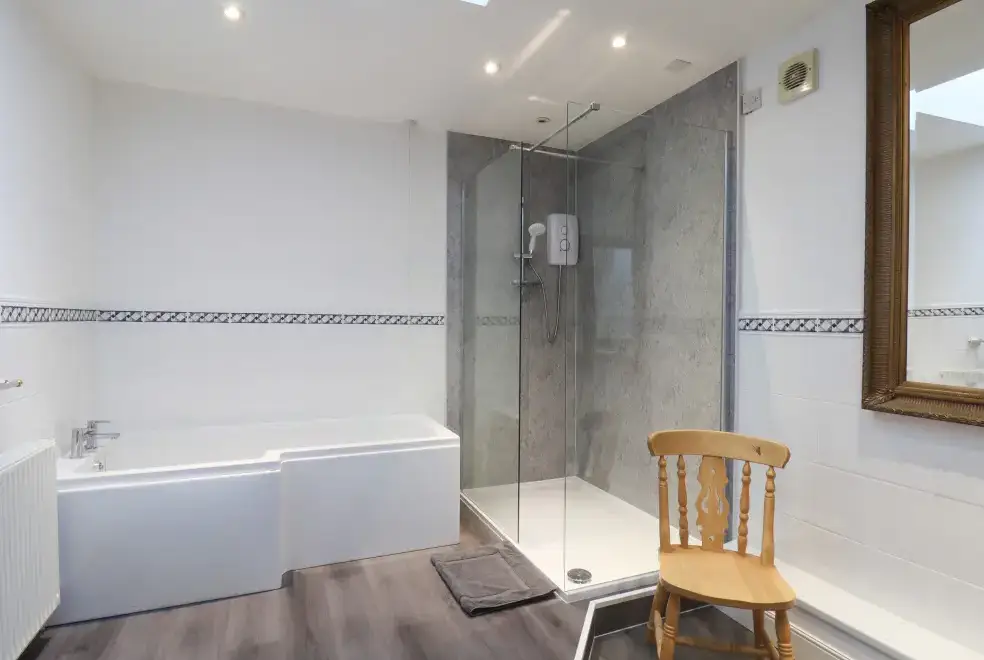 Shower room at The Power House