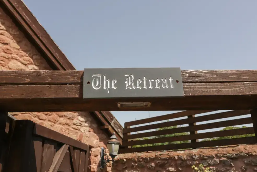 The Retreat, from the outside