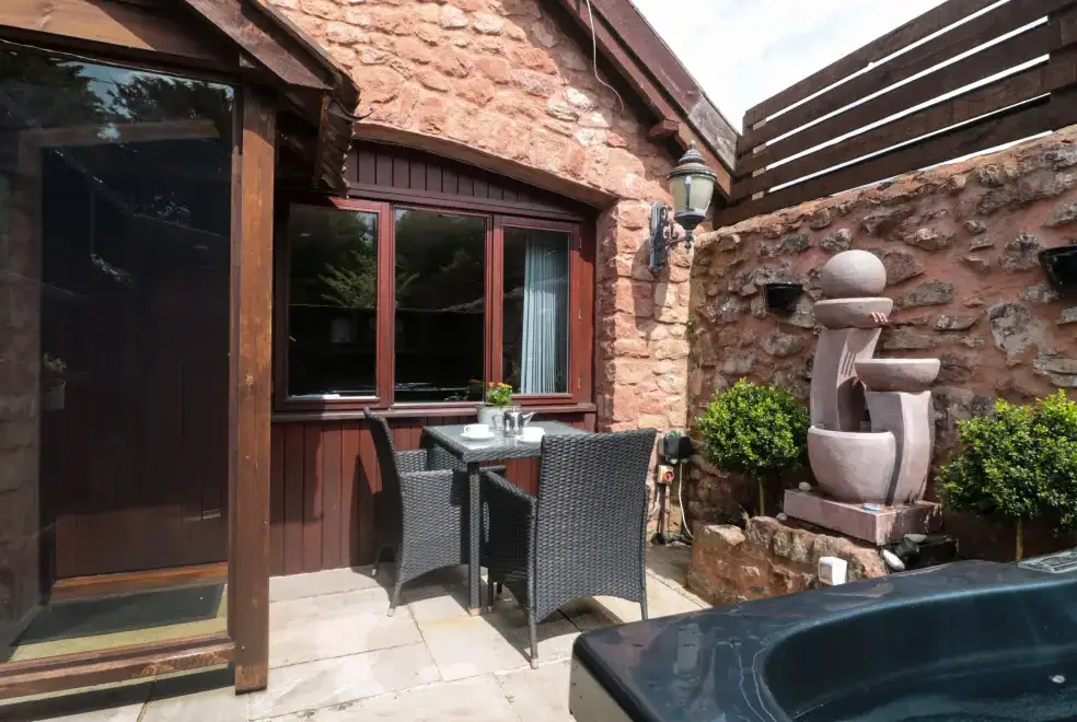 Patio area at The Retreat