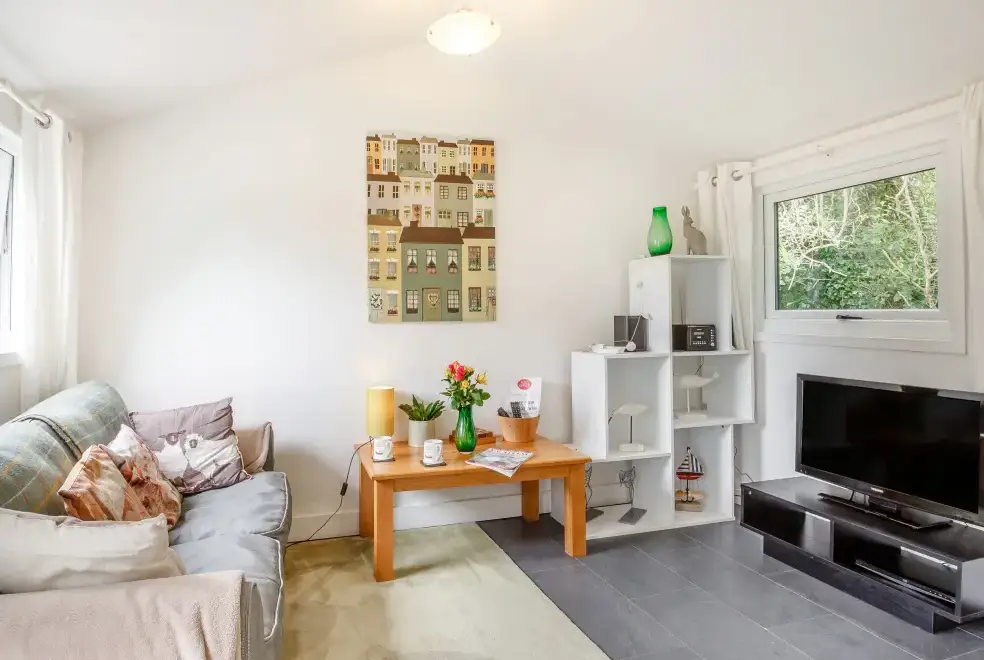 Lounge at The Shepherd's Hut