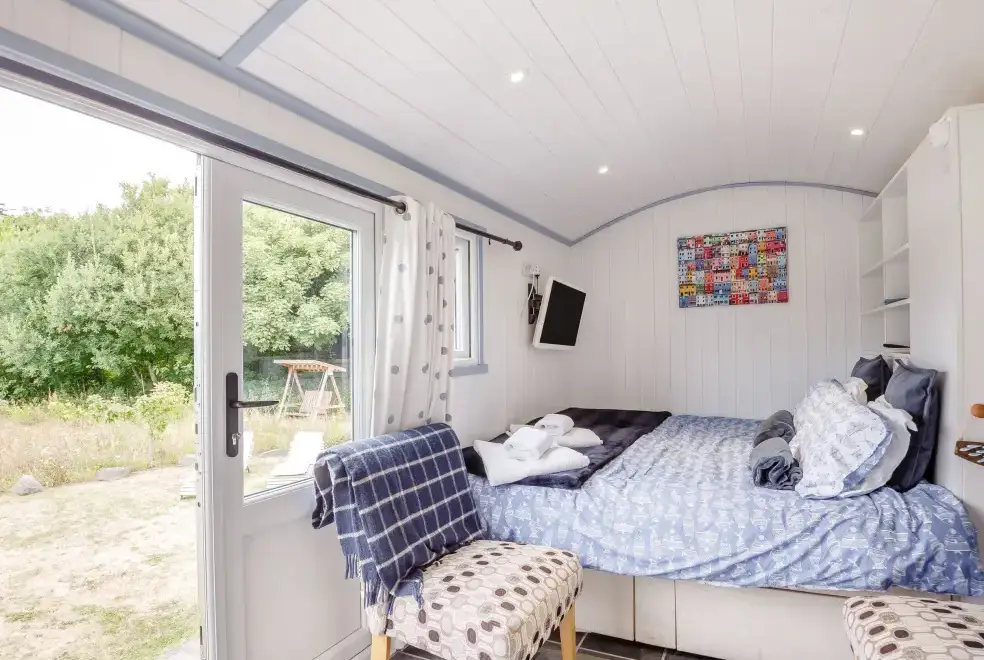 Bedroom at The Shepherd's Hut
