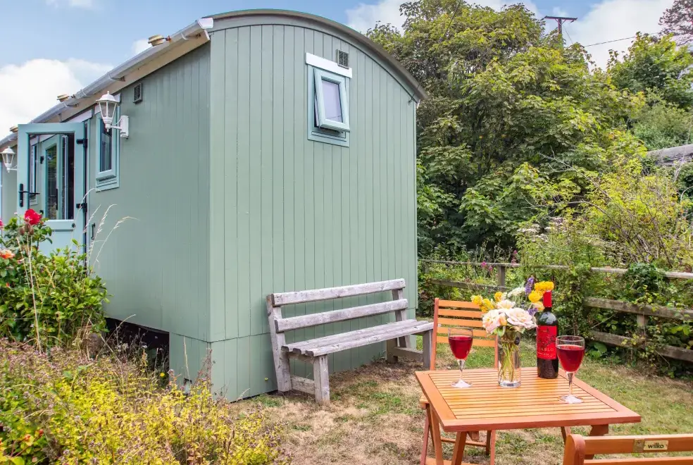 Garden at The Shepherd's Hut
